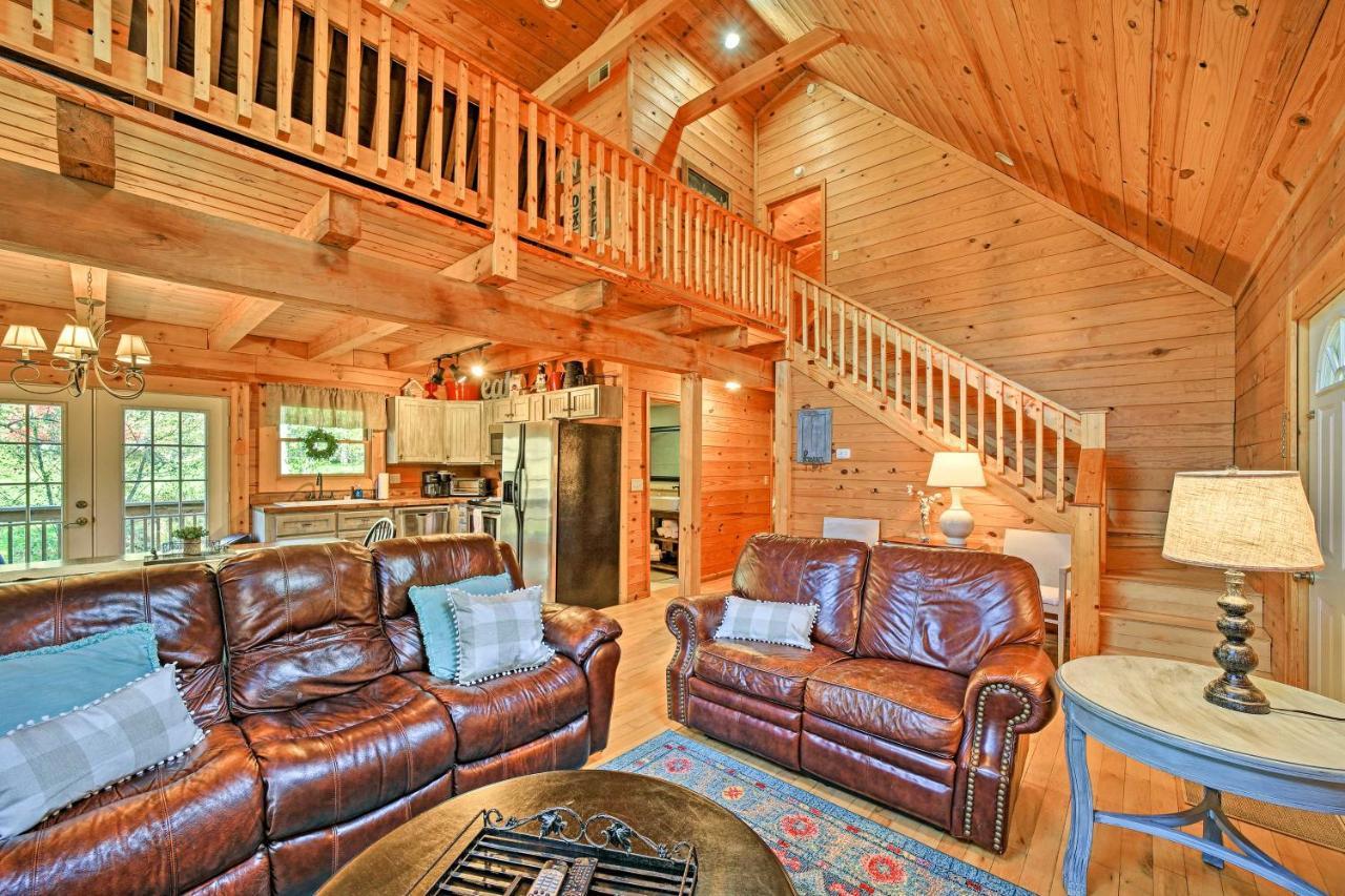 Creekside Bryson City Cabin With Private Hot Tub Extérieur photo