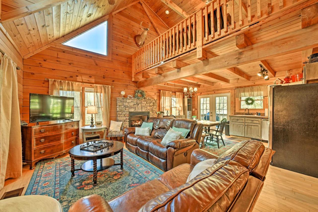 Creekside Bryson City Cabin With Private Hot Tub Extérieur photo