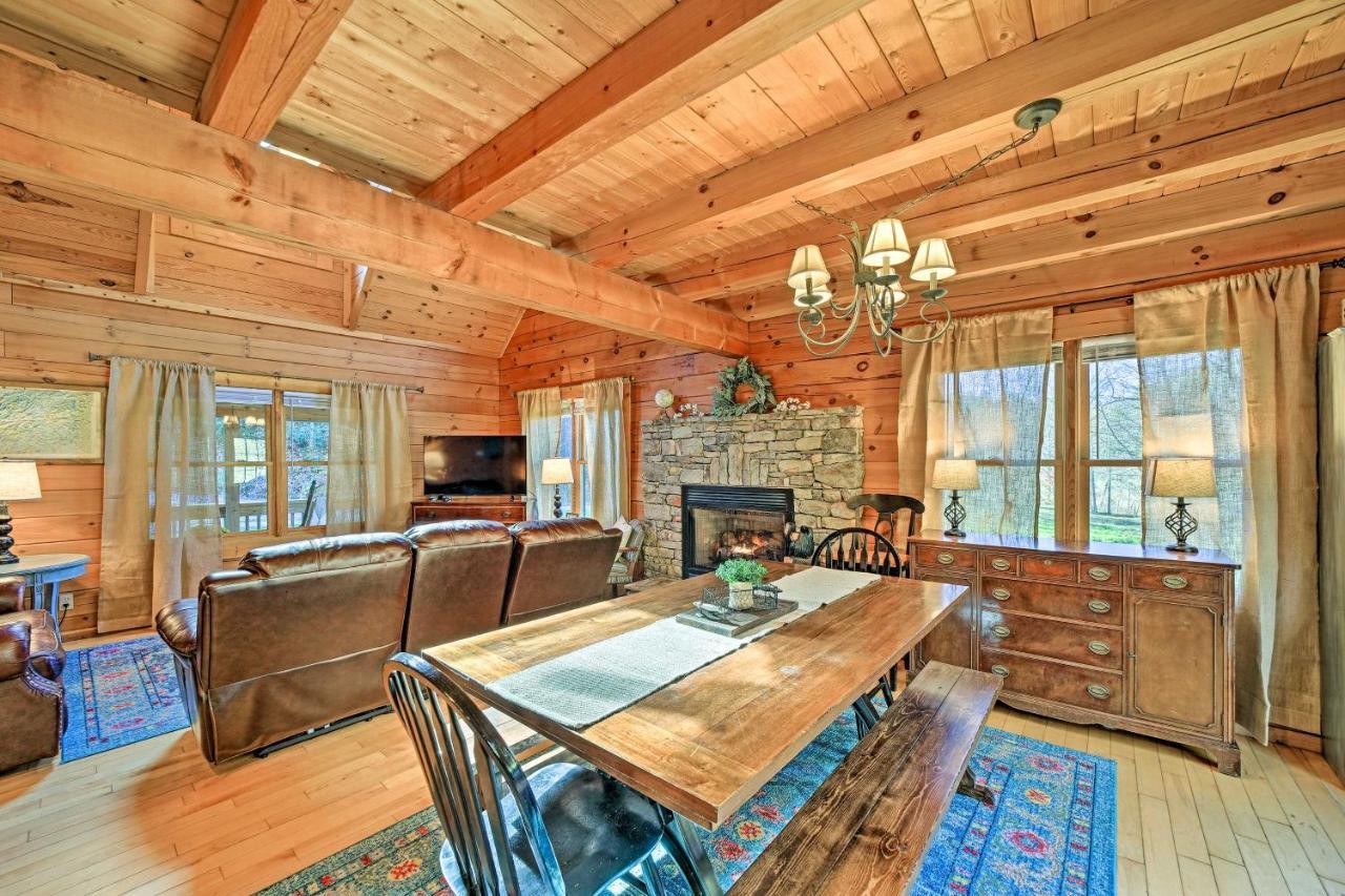 Creekside Bryson City Cabin With Private Hot Tub Extérieur photo