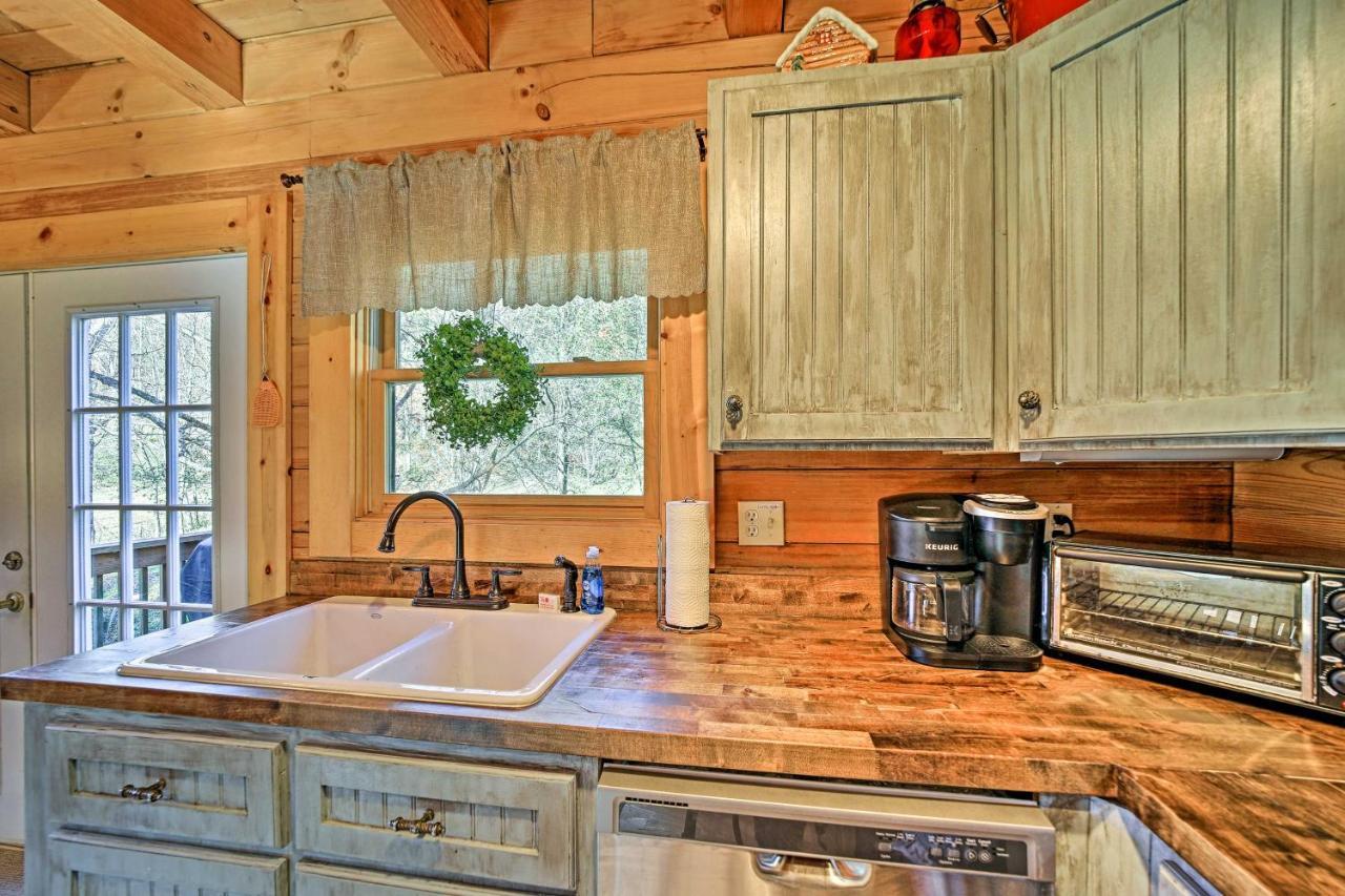 Villa Creekside Bryson City Cabin With Private Hot Tub Extérieur photo