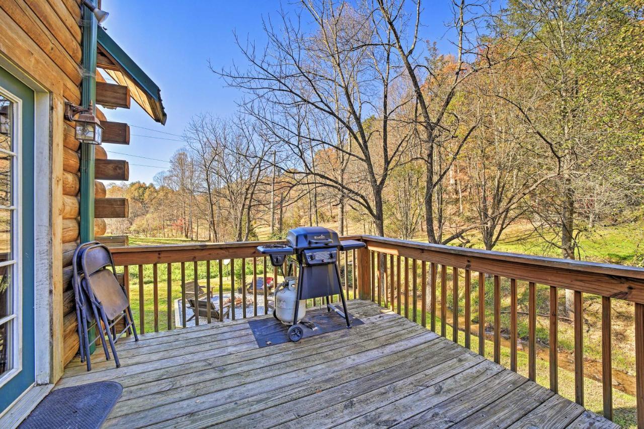 Villa Creekside Bryson City Cabin With Private Hot Tub Extérieur photo