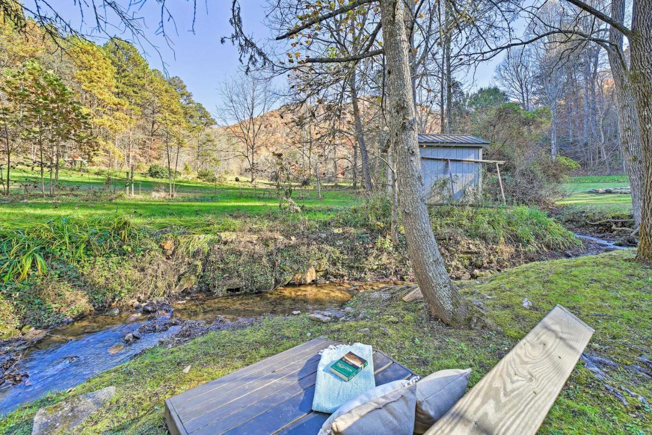 Creekside Bryson City Cabin With Private Hot Tub Extérieur photo