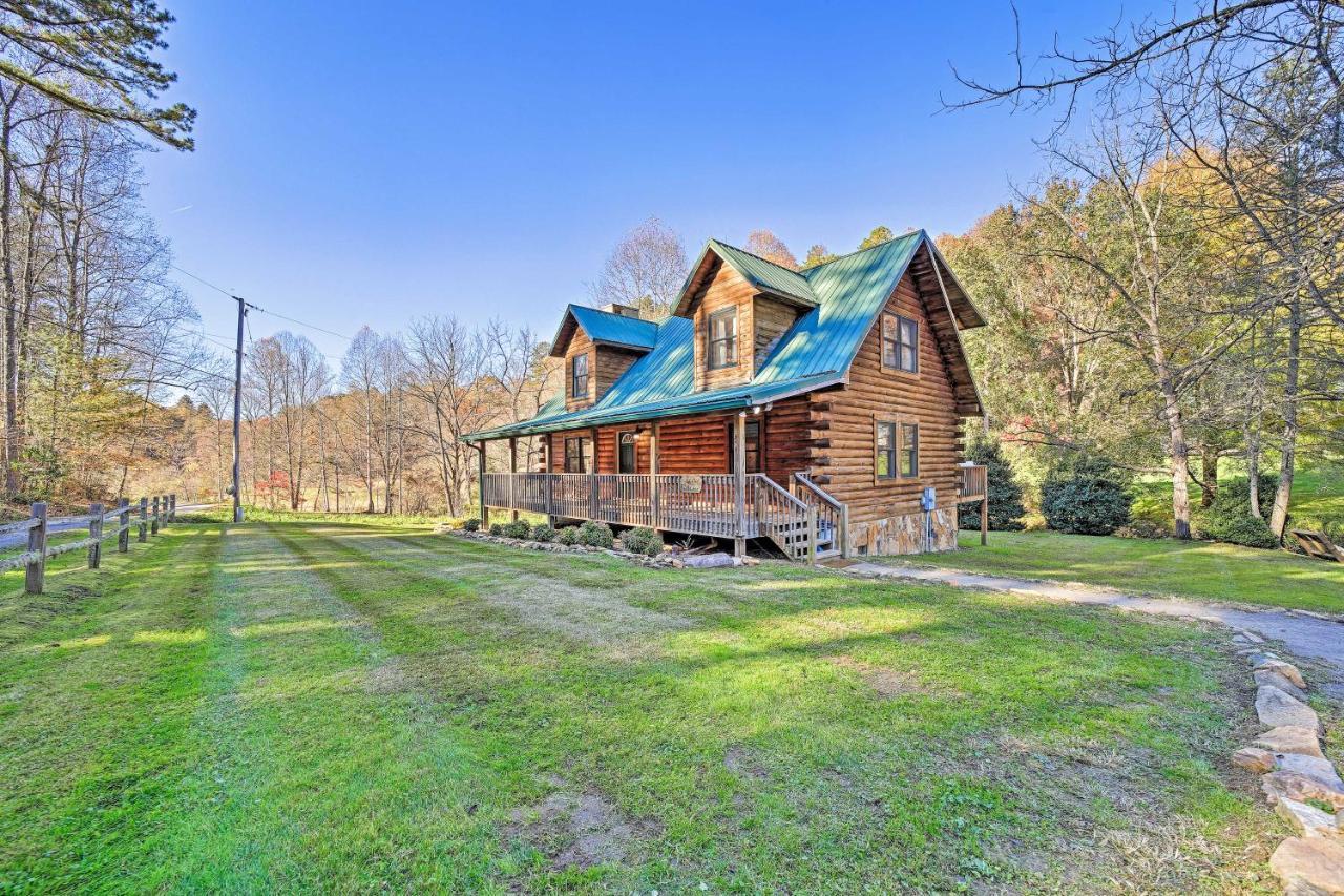 Villa Creekside Bryson City Cabin With Private Hot Tub Extérieur photo