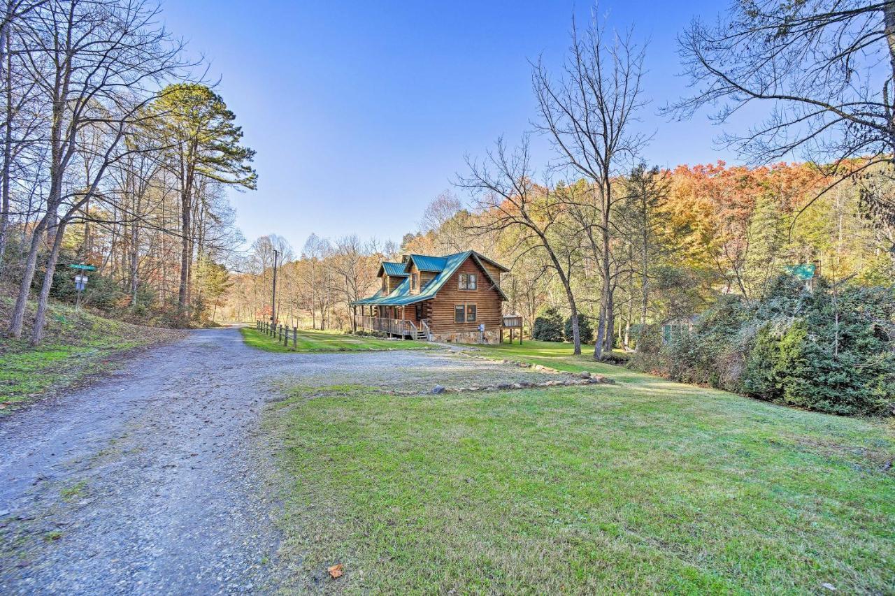 Creekside Bryson City Cabin With Private Hot Tub Extérieur photo