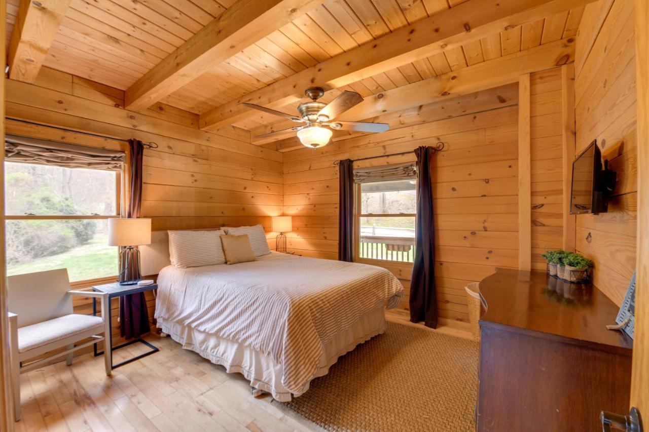Creekside Bryson City Cabin With Private Hot Tub Extérieur photo